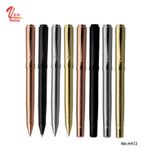 Custom logo promotional metal ballpoint pen business gift rose gold pen